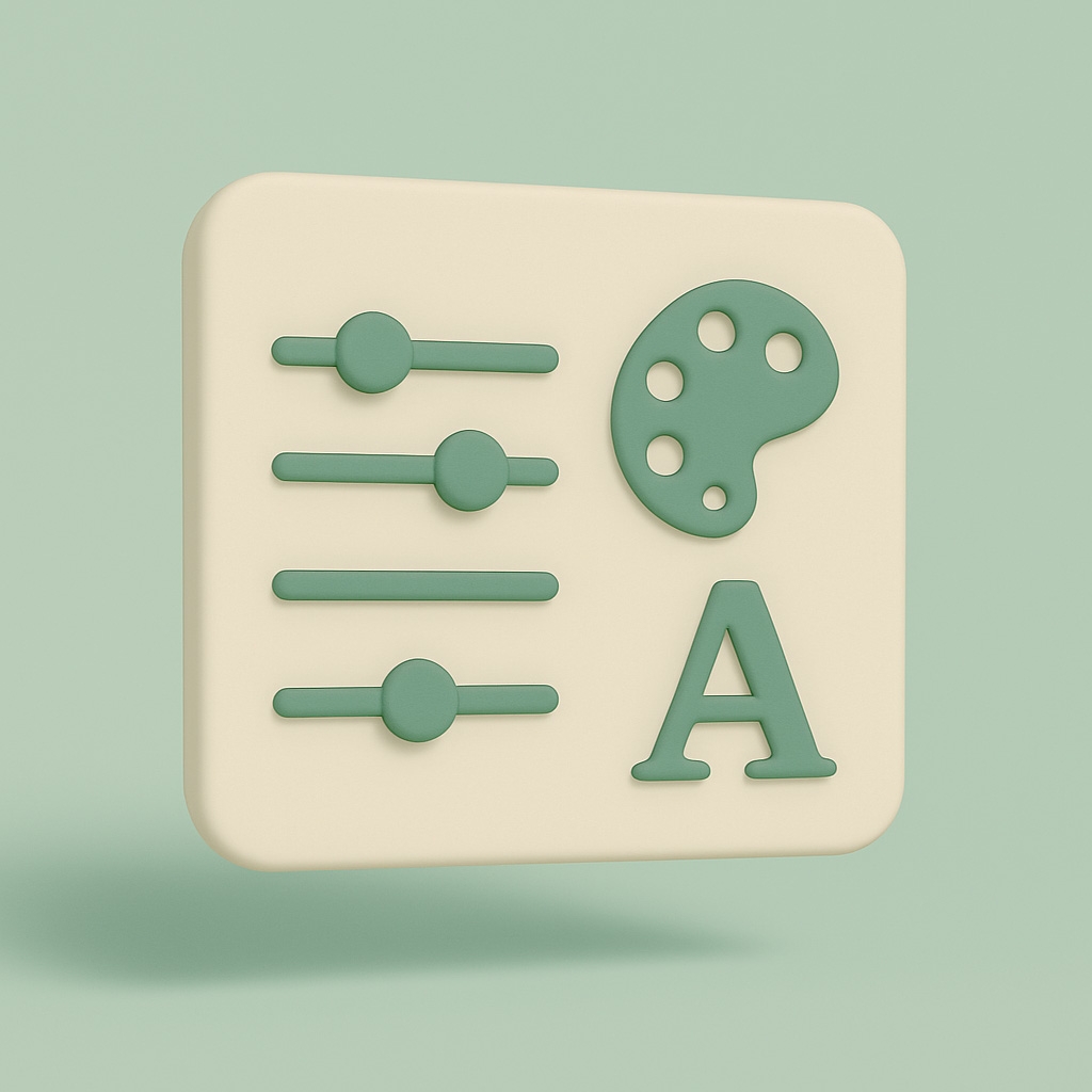 Tạo Style Guide Template