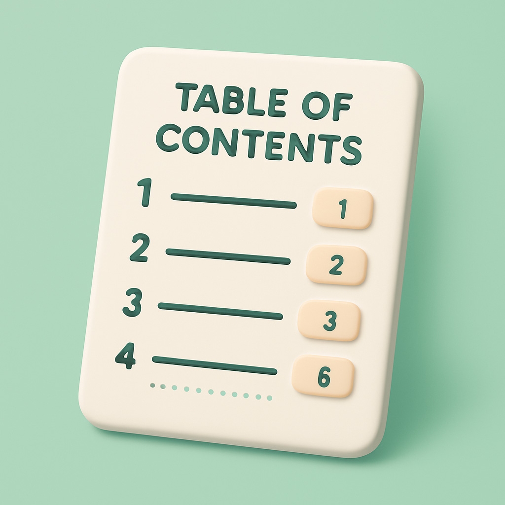 Tạo Mục Lục Tự Động